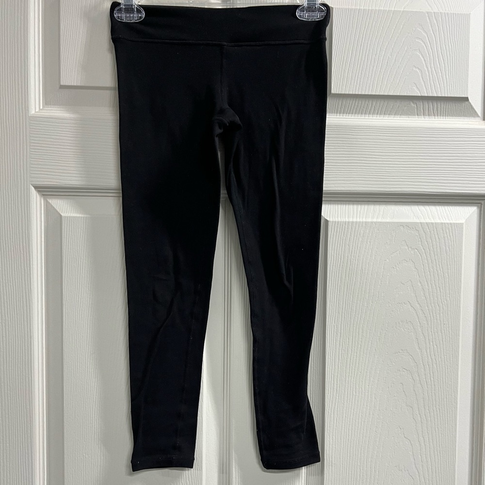 90 Degrees Girls Black Leggings - Size Small - GUC